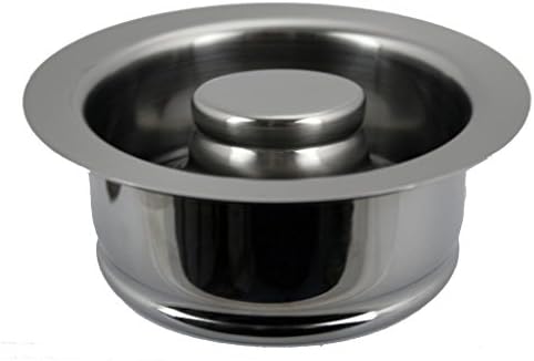 Westbrass D2089-07 4-1/4" Kitchen Sink Waste Disposal Drain Flange and Stopper by Westbrass