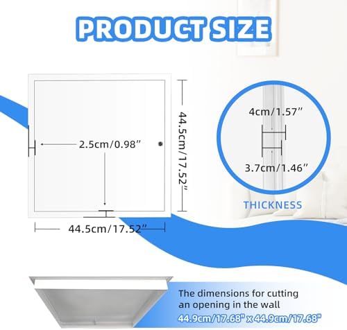 18" x 18" Metal Access Panel, 1MM Thickened Access Panel - Image 2