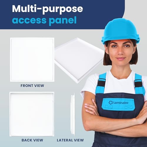 20x20 White Aluminum Wall Ceiling Drywall Access Panel Door Keyless Lock - Image 2
