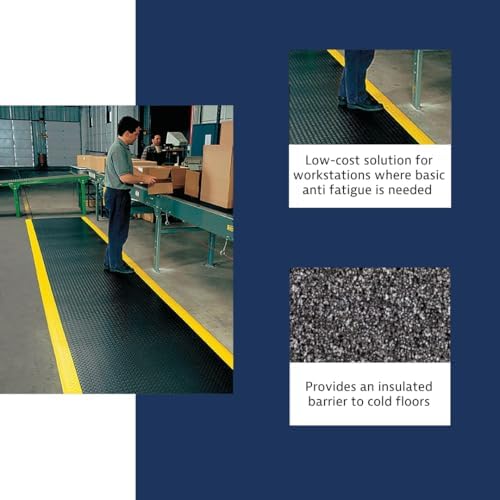 NoTrax 418 Diamond Tred™ 3' x 60' x 5/8" Anti Fatigue Mat - Image 4