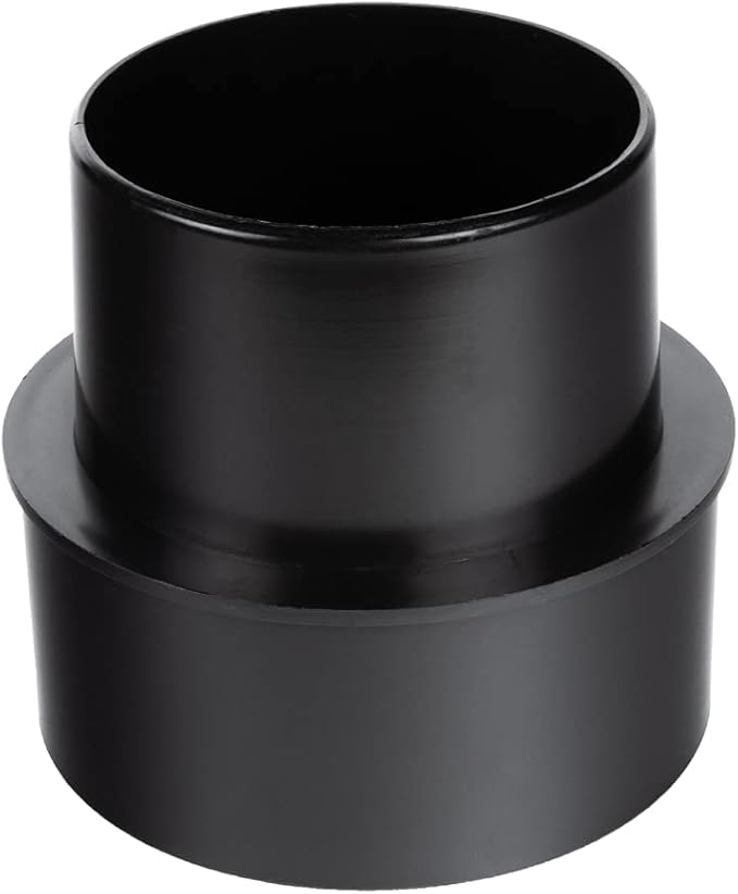 POWERTEC 70170 5” to 4” Reducer Dust Collection Fitting, ABS Plastic by POWERTEC