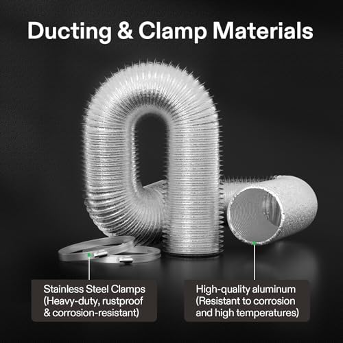 VIVOSUN 8 Inch Flex Aluminum Ducting, 25 Ft Air Duct - Image 4