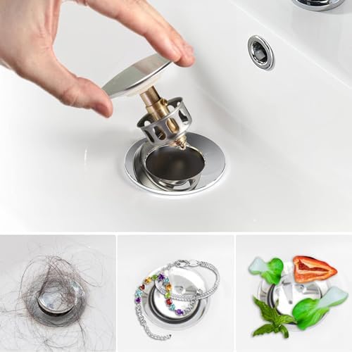 Bathroom Sink Drain Kit Flexible Expandable P-Trap Sink Drain Pipe - Image 5