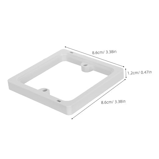 VILLCASE 4pcs Electrical Box Extender 86-Type Outlet Box Extension Ring and - Image 2
