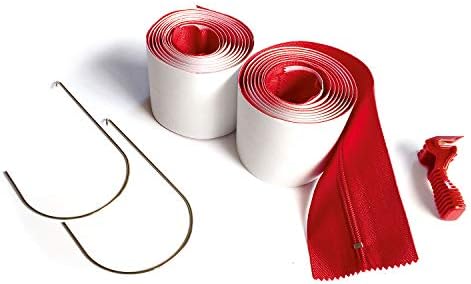 ZipWall HDAZ2 Self-Adhesive Heavy-Duty Zipper 24 Count by ZIPWALL