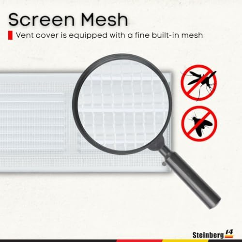 Steinberg14 White Vent Cover 6x2 - Image 3
