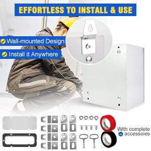 Tocretoare Outdoor Electrical Box, Steel Junction Box 16X16X8'', NEMA 4X - Image 6