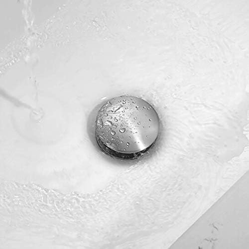 Pop Up Drain Assembly Brushed Nickel, Bathroom Sink Drain - Image 3