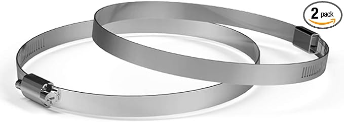 AC Infinity Stainless Steel Duct Clamps, Ventilation by ACInfinity