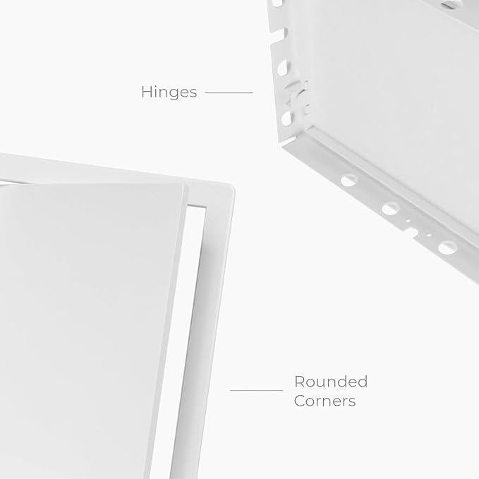 8x16 Inch White Access Panel for Drywall – ABS Plastic Square Wall, Ceiling - Image 5