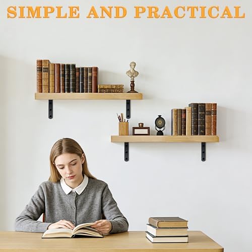 Alise 8Pcs Floating Shelf Brackets - Image 3