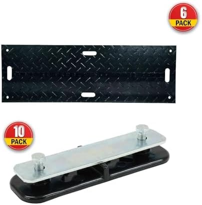 2' x 6' Ground Protection Mats Kit w/ 10 Pcs Single Connectors - Image 2