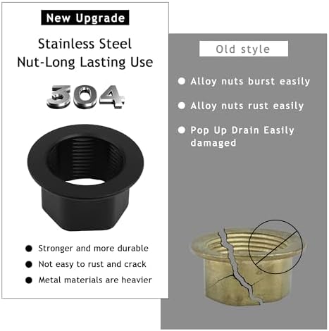 Bathroom Sink Drain, 2 Pack Drain Stopper - Image 4