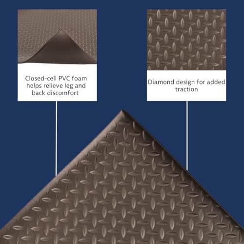 NoTrax 418 Diamond Tred™ 2' x 60' x 5/8" Anti Fatigue Mat - Image 3