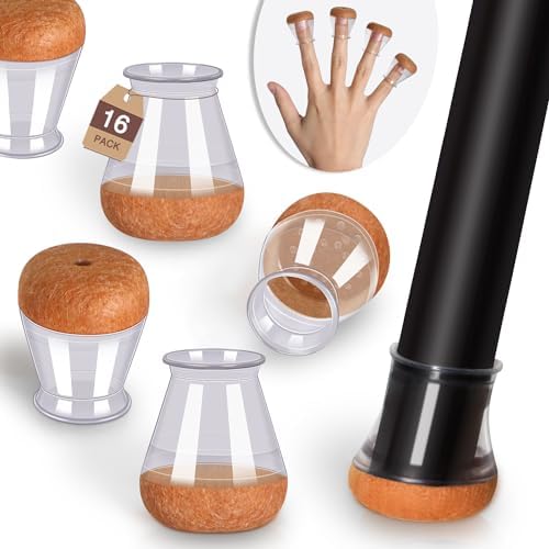 YOZON Chair Leg Floor Protectors Felt Silicone Caps Strengthen Bottom by yozon