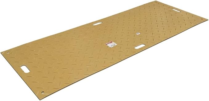 2' x 6' - 1/2" Thick Heavy Duty Ground Protection Mats - Easily Supports 35 Ton by MyteeProducts