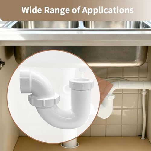 LESSO P Trap PVC 1-1/4 x 1-1/2 Inch - Image 6