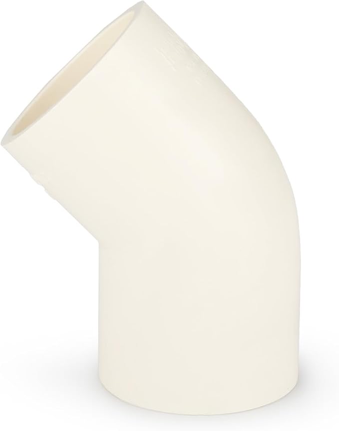 20 Pack EFIELD CPVC 45-Degree Elbow Fittings, 1/2" Slip x 1/2" Slip | Socket - Image 2