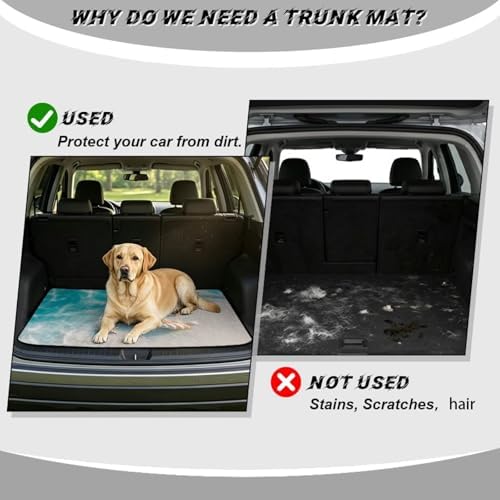 Ocean Shell Universal Cargo Liner Gardening Trunk Mat Waterproof Cargo Liner - Image 4