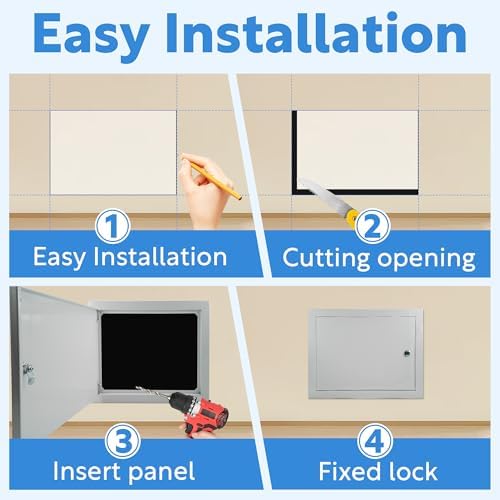 ttxxlgchh 4x4 Galvanized Steel Drywall Access Door - Image 3