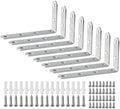Alise 8Pcs Floating Shelf Brackets, 5x3in Heavy Duty L Bracket by Alise
