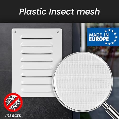 Repa Market 5.5" x 7.5" Inch White Steel Air Vent Cover - Image 4