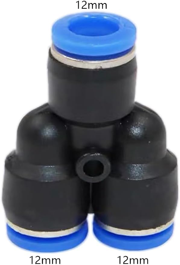 12mm OD Y splitter Push to connect Fittings, push to connect air fittings - Image 2