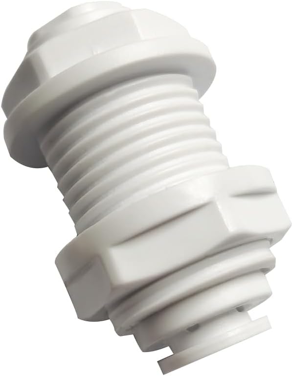 Food-Grade Quick Connector Push-In Tube Fitting, 5/16" Bulkhead Connector Equal by YZMSZ