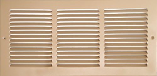 HVAC Premium 18'' x 8'' Flat Stamped Steel Return Air Grille by HVACPremium