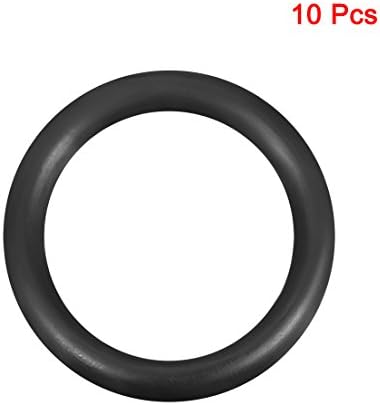 uxcell Nitrile Rubber O-Rings 40mm OD 30mm ID 5mm Width, Metric Sealing Gasket - Image 2