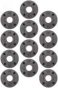 PIPE DECOR 1" Floor Flange Fitting, Malleable Iron, Fits One Inch Diameter by PipeD%C3%A9cor
