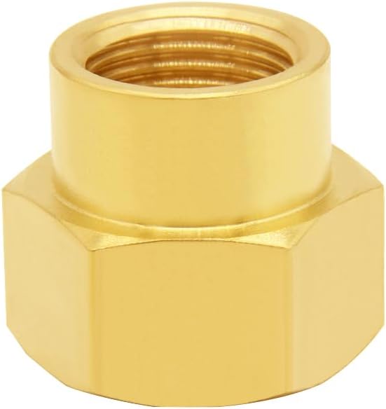 Uenede Brass 1/2" NPT Female to 3/4" NPT Female Reducer Adapter - Image 5