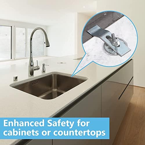Enhon Undermount Sink Clips Kit 24 Pack, Sink Mounting Brackets, Heavy Duty - Image 5