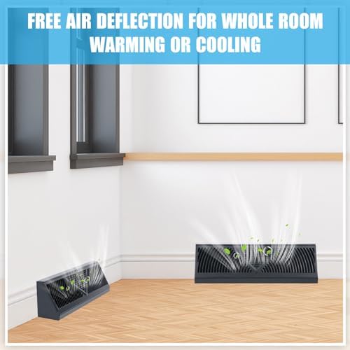 Yaocom 2 Pack Baseboard Register Vent 24 Inch Air Vent Covers - Image 5