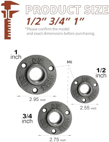 1 Inch Cast Iron Floor Flange - Image 5