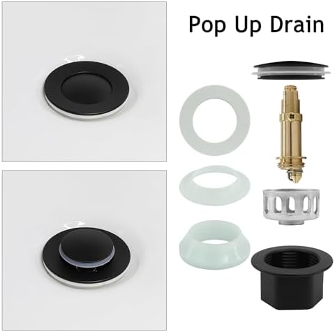 Bathroom Sink Drain, 5 Pack Drain Stopper - Image 5