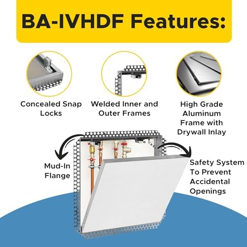 Best 24" x 24" Drywall Inlay Access Panel - Image 3