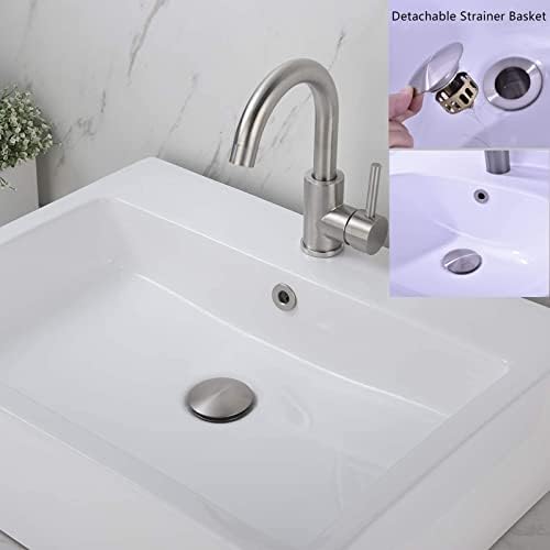 Rockgoya Bathroom Sink Drain, Drain Stopper Bathroom Sink - Image 6