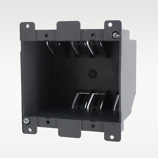 Old Work 2-Gang Outlet Box, Plastic Junction Box - Image 3