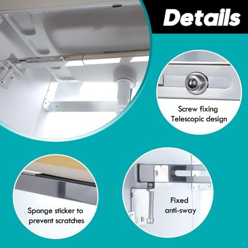 Undermount Sink Brackets Stainless Steel Adjustable Undermount Sink Support - Image 5