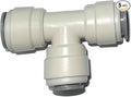 Acetal Copolymer 1/2" Tube OD Tube Fitting, Union Tee Connector, Push to connect by YZMSZ