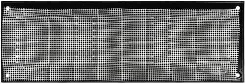Vent Systems 12" x 4" Inch Scratch Resistant Black Metal Vent Cover - Image 6