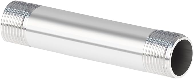 Quickun 304 Stainless Steel Pipe Fitting, 1/4" NPT x 1/4" NPT Male Malleable by VisittheQuickun