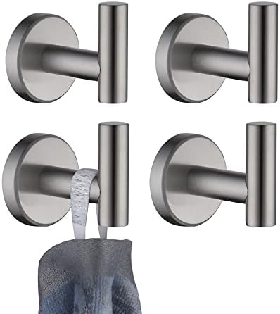 JQK Bathroom Towel Hook, Coat Robe Clothes Bath Wall Hooks by Homeimprovement