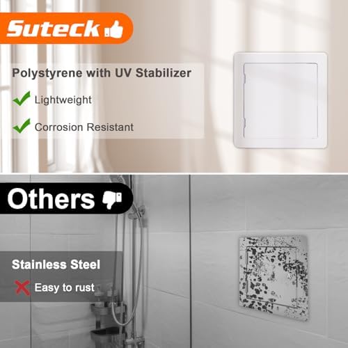 Suteck Plastic Access Panel for Drywall & Ceiling 14 x 14 Inch - Image 3