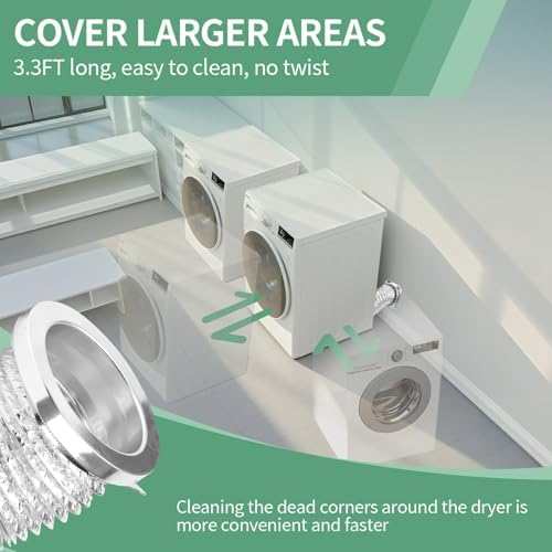 DVC-180 Magnetic Dryer Vent Coupling Connector Kit Easy to Clean Quick - Image 5