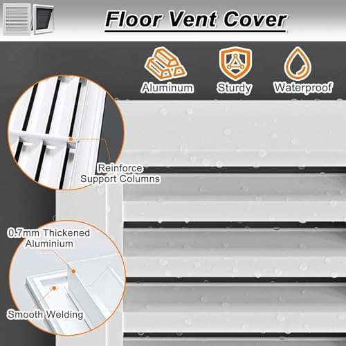 Floor Vent Cover 16 x 16 Air Vent Cover - Image 4