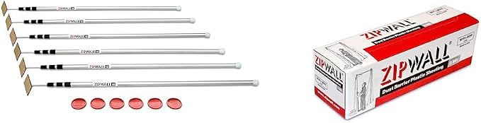 ZipWall SLP6-PK2 12' Loaded Poles by Unknown
