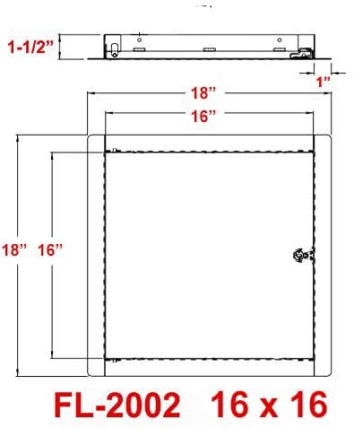 Premier Flush Access Panel, 2002 Series, Screwdriver Latch - Image 3