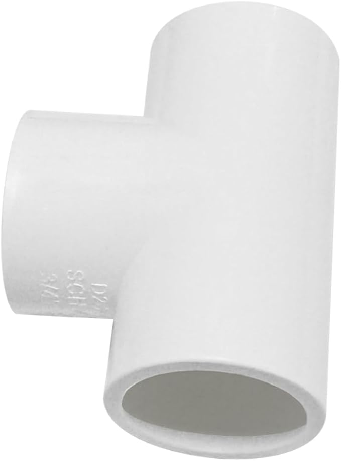 3 Way Flush 3/4 SCH40 TEE PVC Fitting Pipe Connector - Image 6
